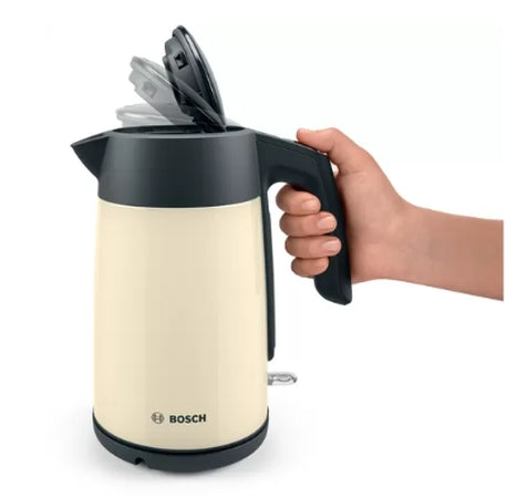Bosch TWK7L467, Kettle, 2000-2400 W, 1.7 l,  Cup indicator, Triple safety function, Beige