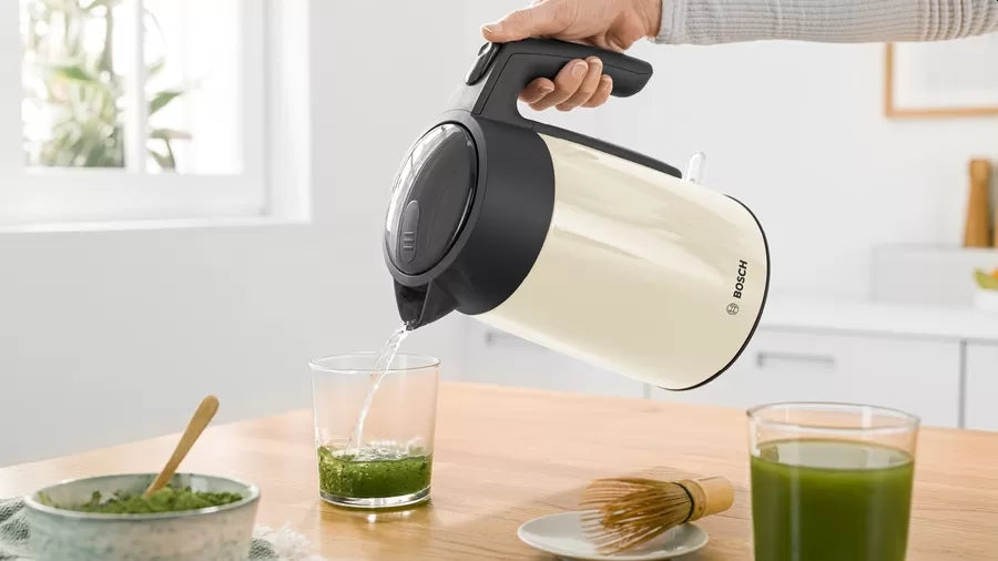Bosch TWK7L467, Kettle, 2000-2400 W, 1.7 l,  Cup indicator, Triple safety function, Beige