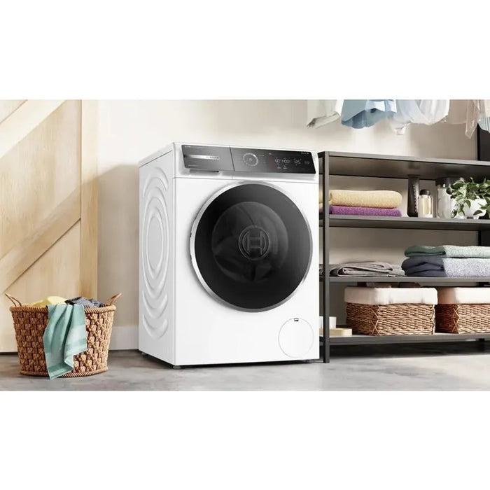 Bosch WGB244A2BY, SER8, Washing machine 9kg, A-50%, 1400rpm, 47/71dB(A), i-DOS, 4D Wash, HC, Iron Assist, AntiStain Plus, AquaStop, Interior light, waveDrum 65l, chrome-blackgrey door