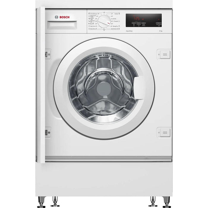 Bosch WIW24342EU, SER6 Built-in washing machine 8kg, C, 1200rpm, 41/66dB(A), display, Aquastop, waveDrum 55l