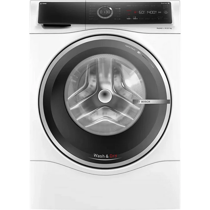 Washing machine with dryer BOSCH WNC254A0BY, 10.5/6 kg, i-DOS, 1400 rpm.