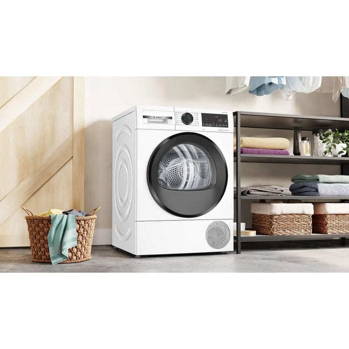 Dryer BOSCH WQG24501BY, 9 kg, Heat pump, SelfCleaning