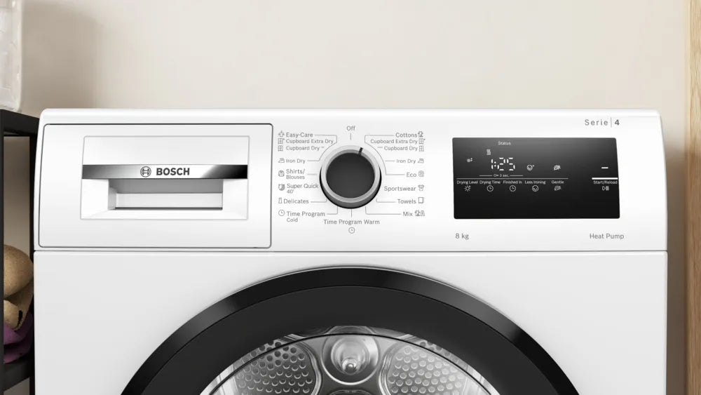 Dryer BOSCH WTH85221BY, 8 kg, Heat pump