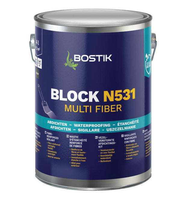 FIBER SEALER BLOCK N531 BOSTIK