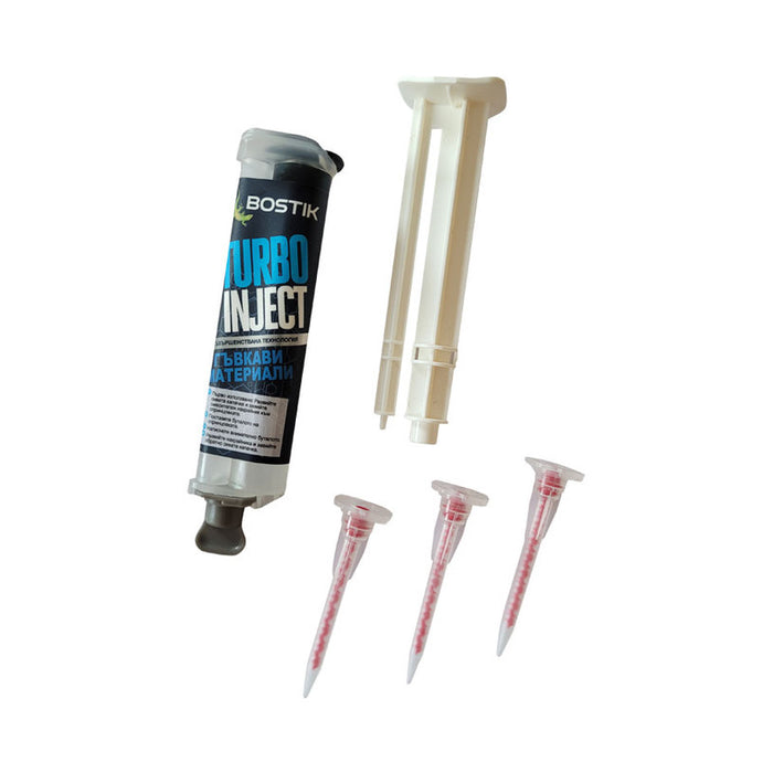 ADHESIVE FOR FLEXIBLE MATERIALS 10 G 3 TIP BOSTIK TURBO INJECT