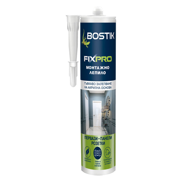 BOSTIK FIXPRO ASSEMBLY ADHESIVE FOR BILLS PANELS AND SOCKETS