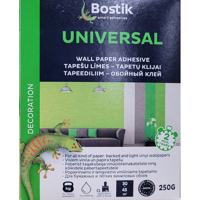 WALLPAPER GLUE UNIVERSAL STANDART EXPRESS 250 G BOSTIK