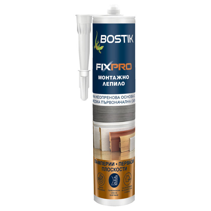 ASSEMBLY ADHESIVE FOR BASES, LAMPS AND SURFACES 300 ML BOSTIK FIXPRO