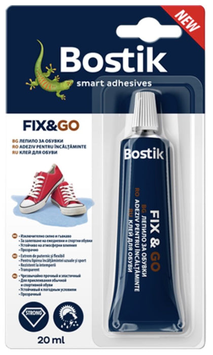 FIX&GO SHOE GLUE 20 ML BOSTIK