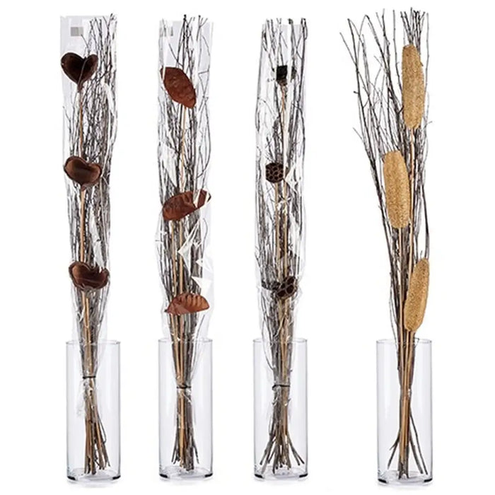 Bouquets Gift Decor Grey Natural 100 cm 12 x 96 x 10 cm (24 Units) - Декорация и Осветление<<<Дом