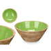 Bowl Gift Decor Green 24,3 x 10,5 x 24,3 cm (6 Units) - Декорация и Осветление<<<Дом Градина<<<BigBuy&&&Други артикули
