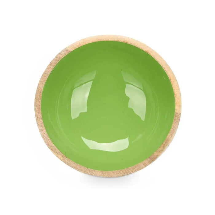 Bowl Gift Decor Green 24,3 x 10,5 x 24,3 cm (6 Units) - Декорация и Осветление<<<Дом Градина<<<BigBuy&&&Други артикули