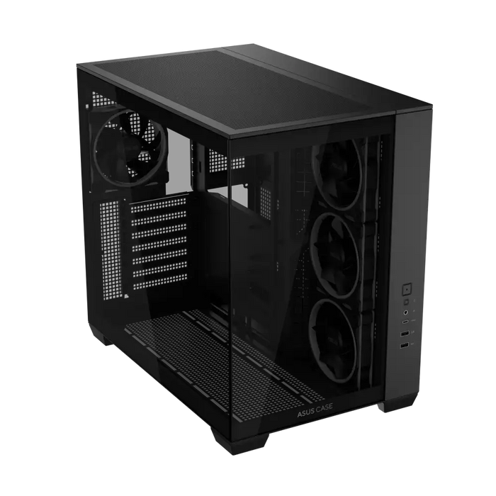 Box ASUS A32 PLUS Tempered Glass + 4 ARGB Fans - Black - Кутии за компютри<<<Компютърни компоненти<<<ValiAPI