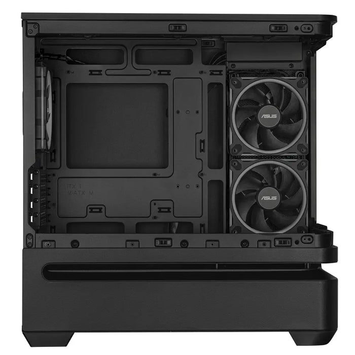 Box ASUS Prime AP202 ARGB mATX + 3 ARGB Fans - Black - Кутии за компютри<<<Компютърни компоненти<<<ValiAPI&&&Системни