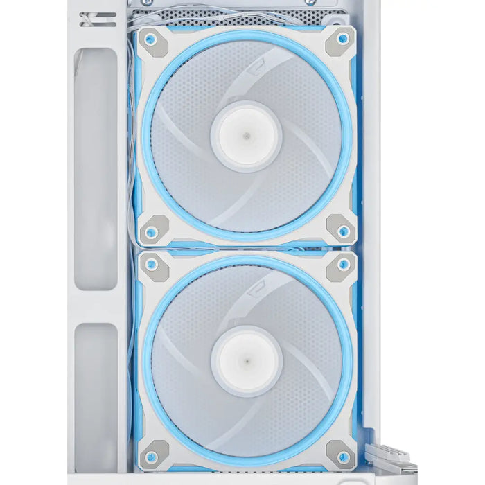 Box ASUS Prime AP202 ARGB mATX + 3 ARGB Fans - White - Кутии за компютри<<<Компютърни компоненти<<<ValiAPI&&&Системни
