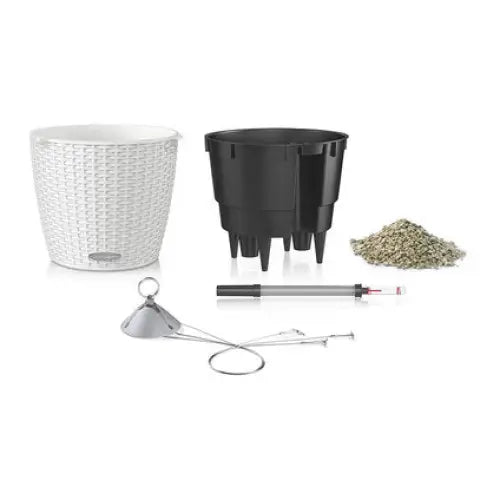 BOX F27CM WITH IRRIGATION SYSTEM LECHUZA NIDO COTTAGE - Саксии<<<Саксии кашпи и