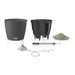 BOX F27CM WITH IRRIGATION SYSTEM LECHUZA NIDO COTTAGE - Саксии<<<Саксии кашпи и