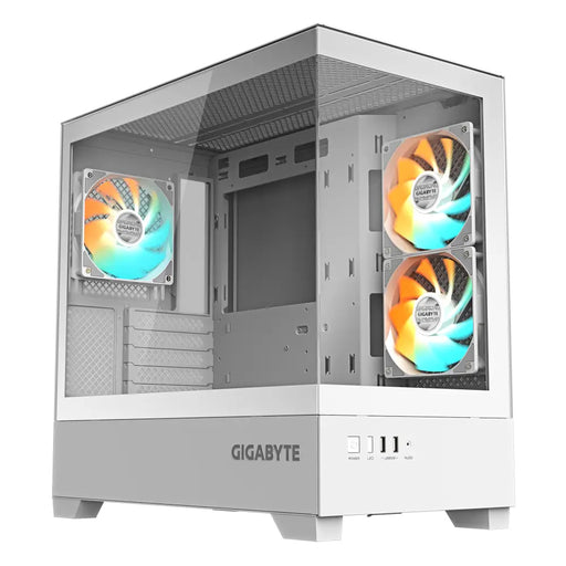 Box GIGABYTE C201 PANORAMIC ICE + 3 ARGB Fans - Кутии за компютри<<<Компютърни компоненти<<<ValiAPI&&&Електроника