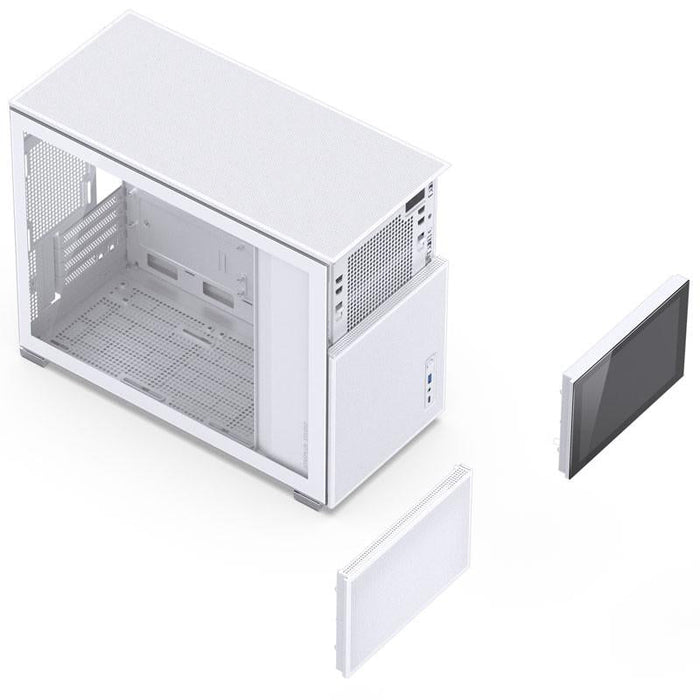 Box Jonsbo D31 Mesh Screen TG mATX White - Кутии за компютри<<<Компютърни компоненти<<<ValiAPI&&&Computer
