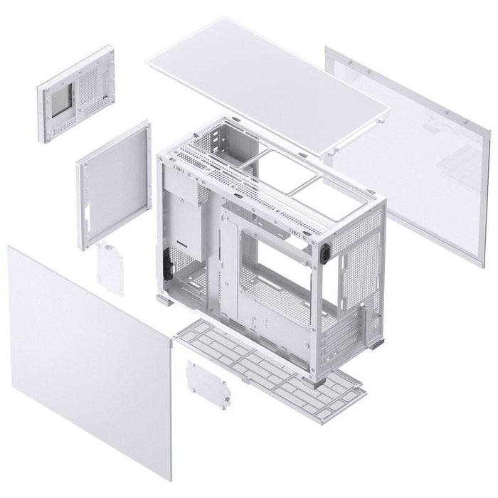 Box Jonsbo D31 Mesh Screen TG mATX White - Кутии за компютри<<<Компютърни компоненти<<<ValiAPI&&&Computer