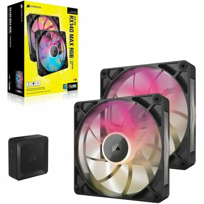 Box Ventilator Corsair CO-9051036-WW iCUE LINK RX140 RGB Max - Охлаждане<<<Компютър Мрежи и компоненти<<<Компютри|