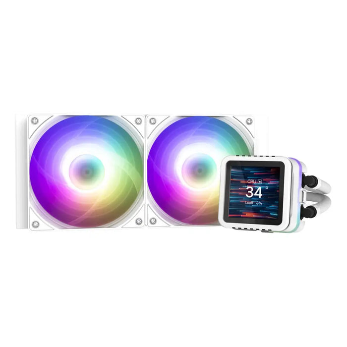 Box Ventilator Zalman ALPHA2 DS A24 WHITE Ø 12 cm (1 Unit) - Компютър Мрежи и компоненти<<<Компютри|