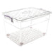 BOX WITH LID AND WHEELS 70L 61X41X36 CM KASTAMONU - Каси за съхранение<<<Домашни потреби<<<Кухня<<<Praktiker