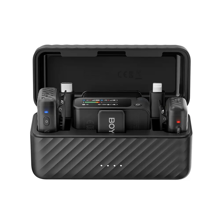 BOYA BOYAMIC 2 All-in-One wireless microphone system - Микрофони<<<Компютърна периферия<<<ValiAPI