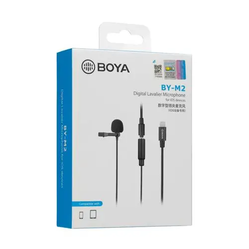 Boya BY-M2 Tie Microphone - Микрофони<<<Компютърна периферия<<<ValiAPI&&&Lavalier<<<Microphones<<<Audio<<<InnproXML