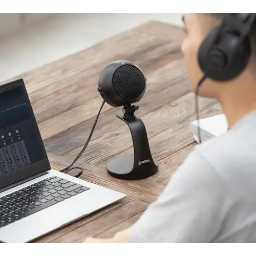 BOYA BY-PM300 desktop microphone - Микрофони<<<Компютърна периферия<<<ValiAPI