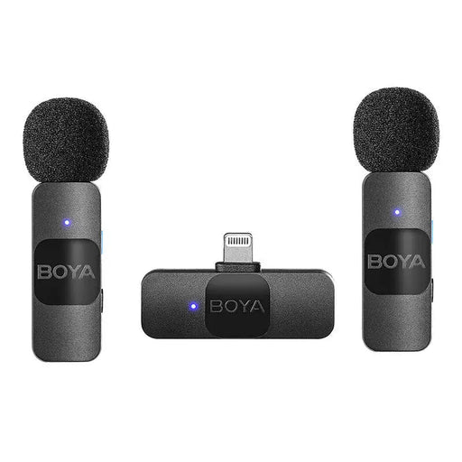 BOYA BY-V2 BOYA BY-V2 wireless microphone system for lapel and iOS devices