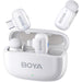 BOYA Mini Wireless Microphone System for USB-C and DI - White - Микрофони<<<Компютърна периферия<<<ValiAPI