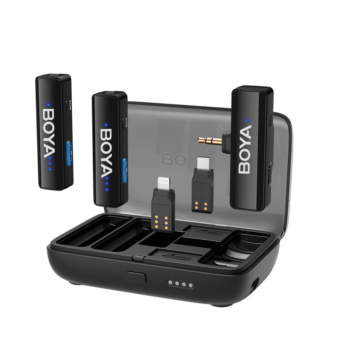 BOYA BOYALINK V2.0 Wireless Microphones 2.4GHZ USB-C - Black