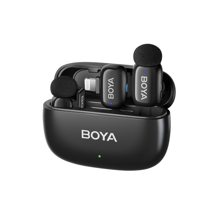 BOYA mini 2-01 wireless microphones 2.4GHz USB-C - black