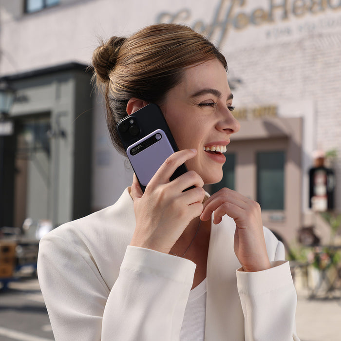 BOYA Notra Voice Recorder with AI Transcription - Purple