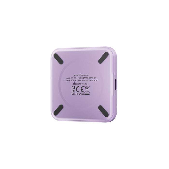 BOYA Notra Voice Recorder with AI Transcription - Purple