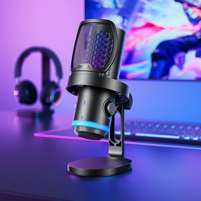 BOYA CastMic G40 Wired USB-C Gaming Microphone - Black