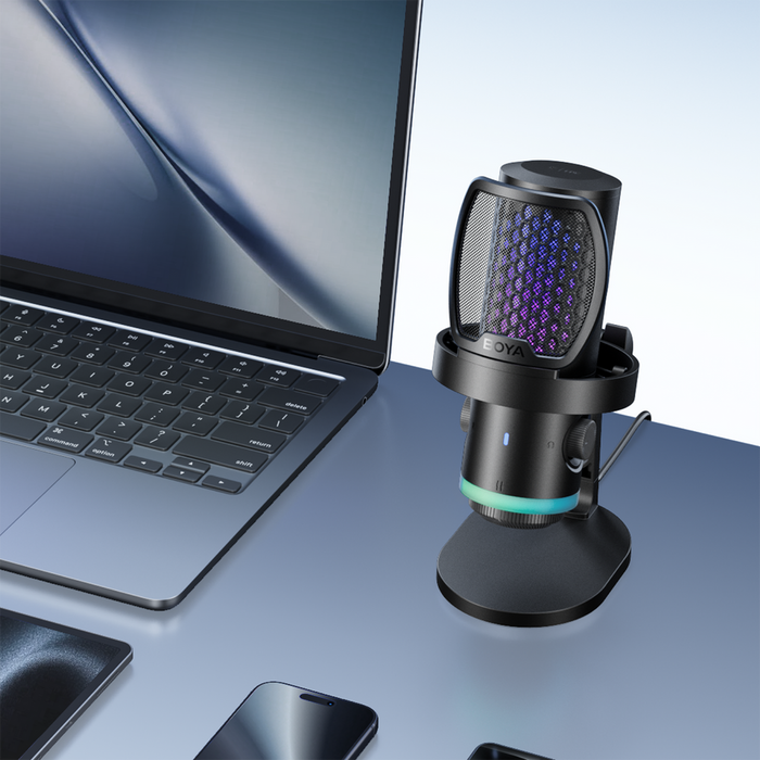BOYA CastMic G40 Wired USB-C Gaming Microphone - Black
