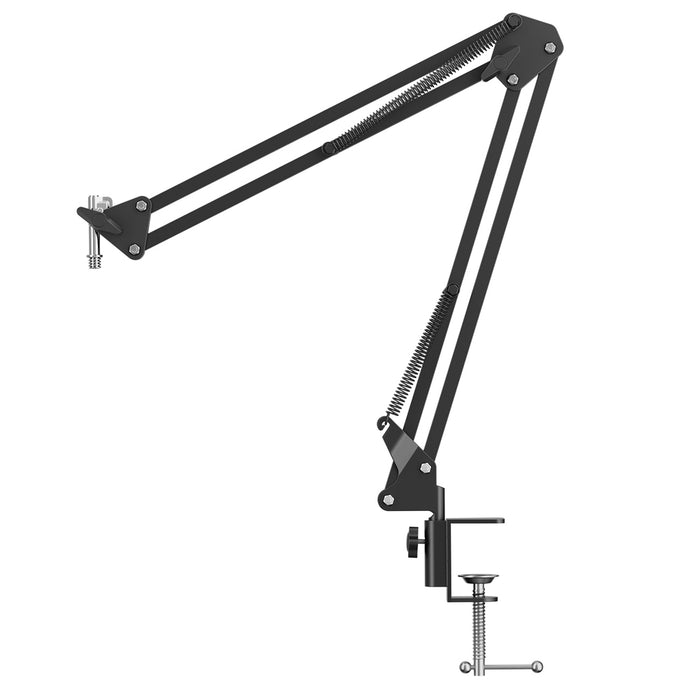 BOYA CastMic P60B studio microphone with arm, wired USB XLR - black