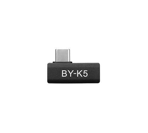 Adapter BOYA USB-C female to male, Angled, Black