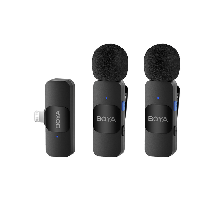 BOYA BY-V2 BOYA BY-V2 wireless microphone system for lapel and iOS devices