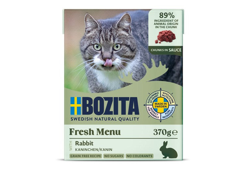BOZITA Rabbit in Sauce - Wet Cat Food - 370g