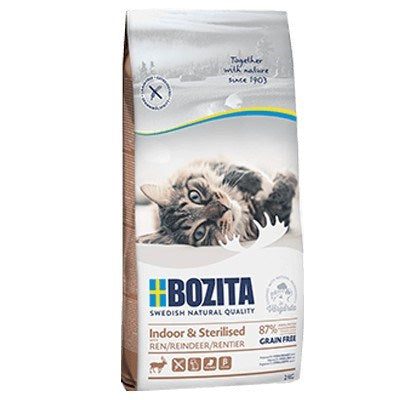 Bozita Indoor&Sterilised Grain free Reindeer  2 kg