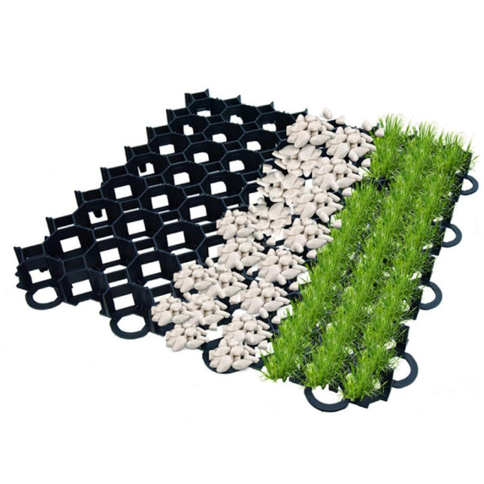 BLACK PARKING ELEMENT 60X60 CM