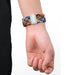 Braided Fabric Bracelet Strap Fabric Band for Apple Watch 38 / 40 / 41 mm - Black and White - Cell phone cases