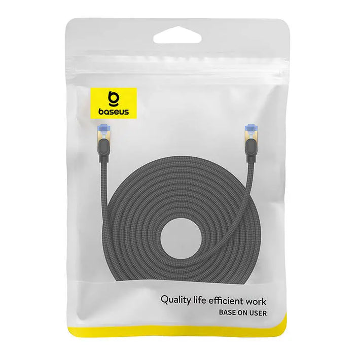Braided network cable cat.7 Baseus Ethernet RJ45 10Gbps 20m (black) - Network<<<Основна<<<DunaXML&&&Network