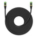 Braided network cable cat.8 Baseus Ethernet RJ45 40Gbps 15m (black) - Kable sieciowe<<<HurtelXML&&&Network