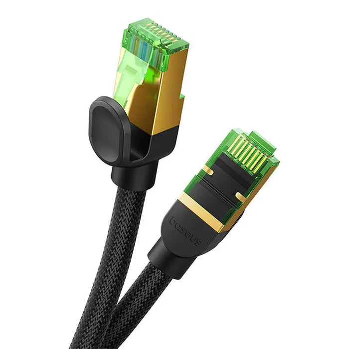 Braided network cable cat.8 Baseus Ethernet RJ45 40Gbps 15m (black) - Kable sieciowe<<<HurtelXML&&&Network