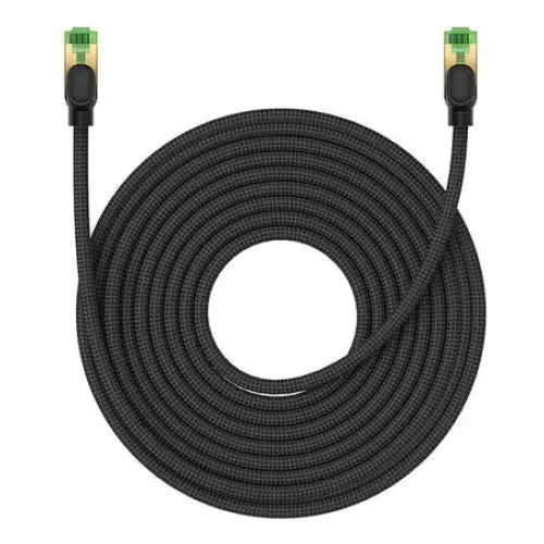 Braided network cable cat.8 Baseus Ethernet RJ45 40Gbps 15m (black) - Kable sieciowe<<<HurtelXML&&&Network