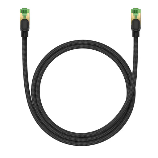 Braided network cable cat.8 Baseus Ethernet RJ45 40Gbps 1m (black) - Network cables<<<HurtelXML&&&Network